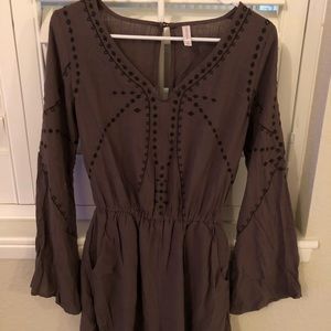 Never worn army green romper